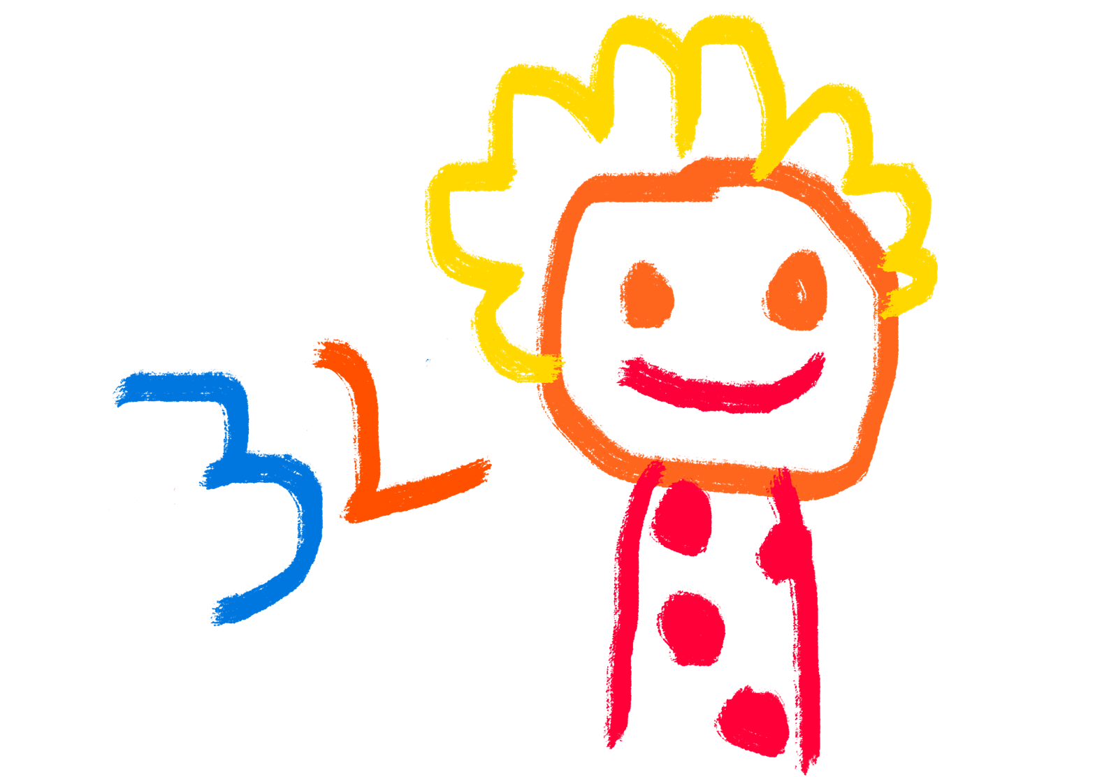 Child's drawing.